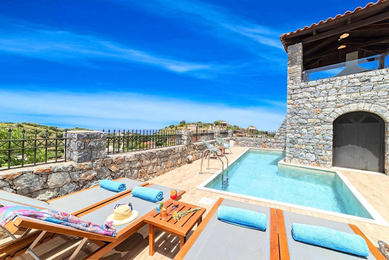 Acrothea Villa Heated Pool Chania  Exteriör bild