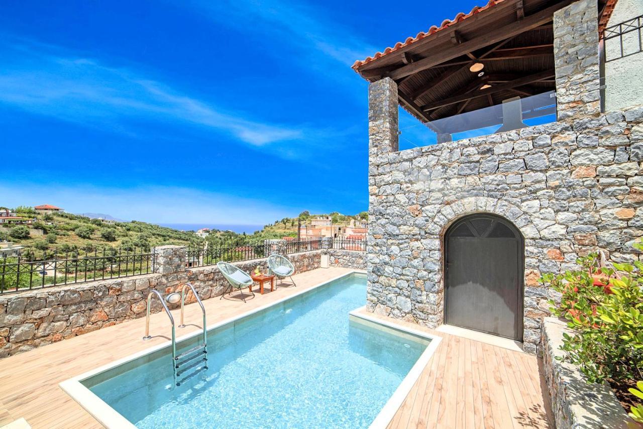 Acrothea Villa Heated Pool Chania  Exteriör bild
