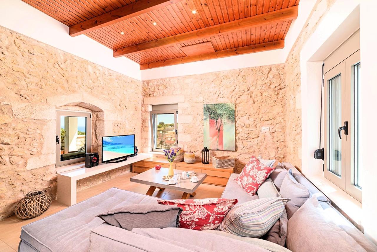Acrothea Villa Heated Pool Chania  Exteriör bild